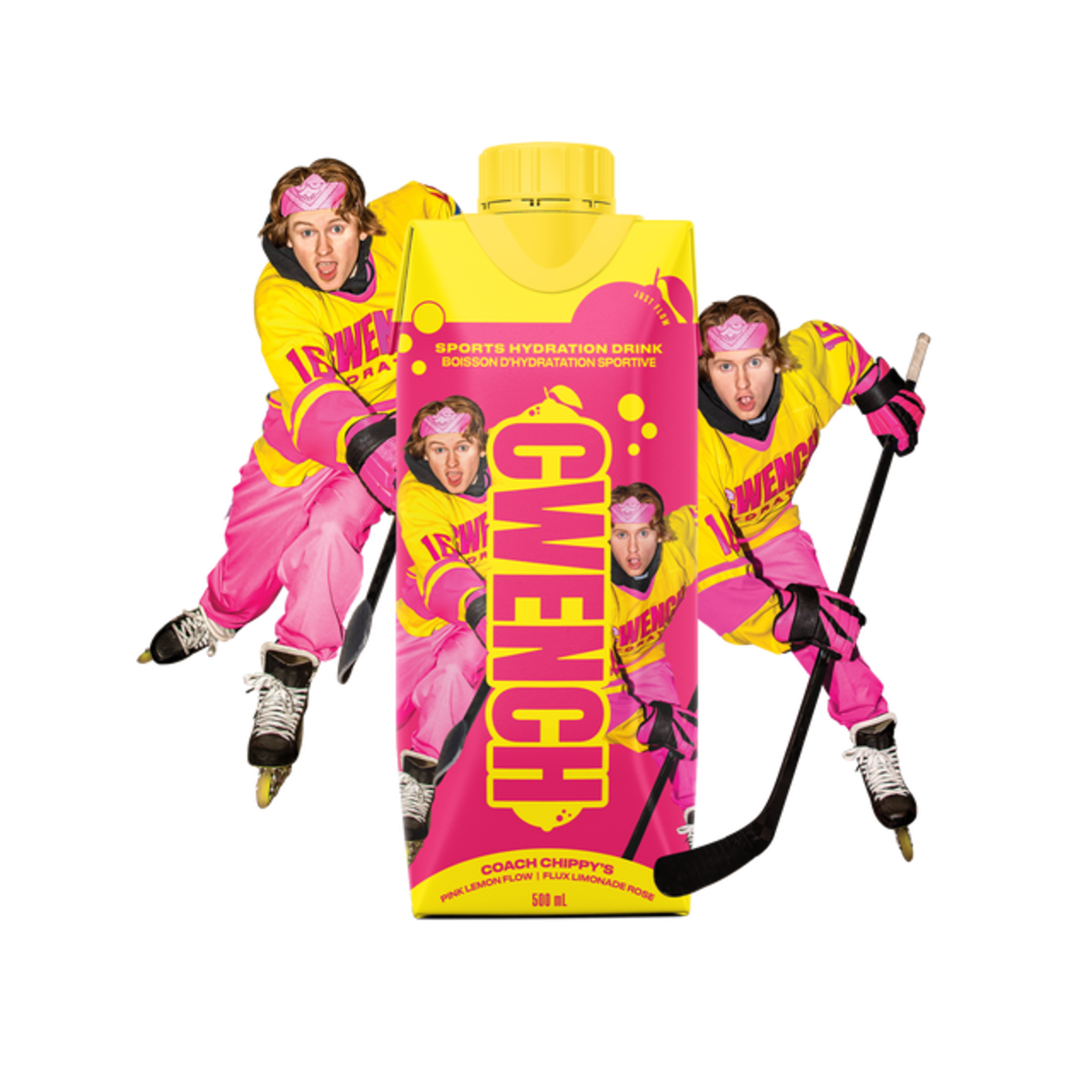 CWENCH 500ML PRET A BOIRE FLUX LIMONADE ROSE
