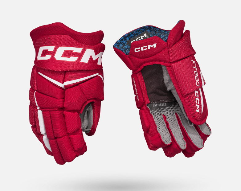 Coudières De Hockey CCM JetSpeed FT880 Senior - Protection Renforcée, Mousse EVA, Respirabilité Optimale - 4