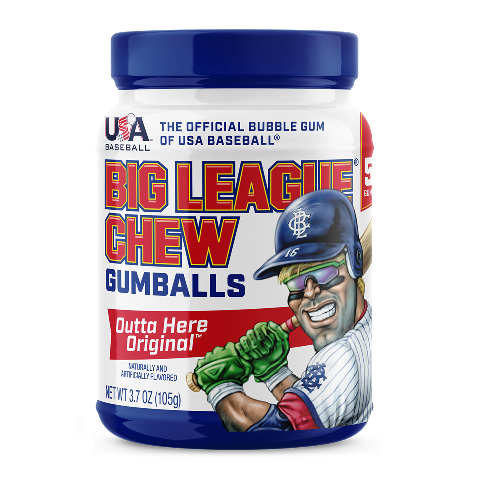 Big League Chew 55ct Mini Gumball To Go Cup