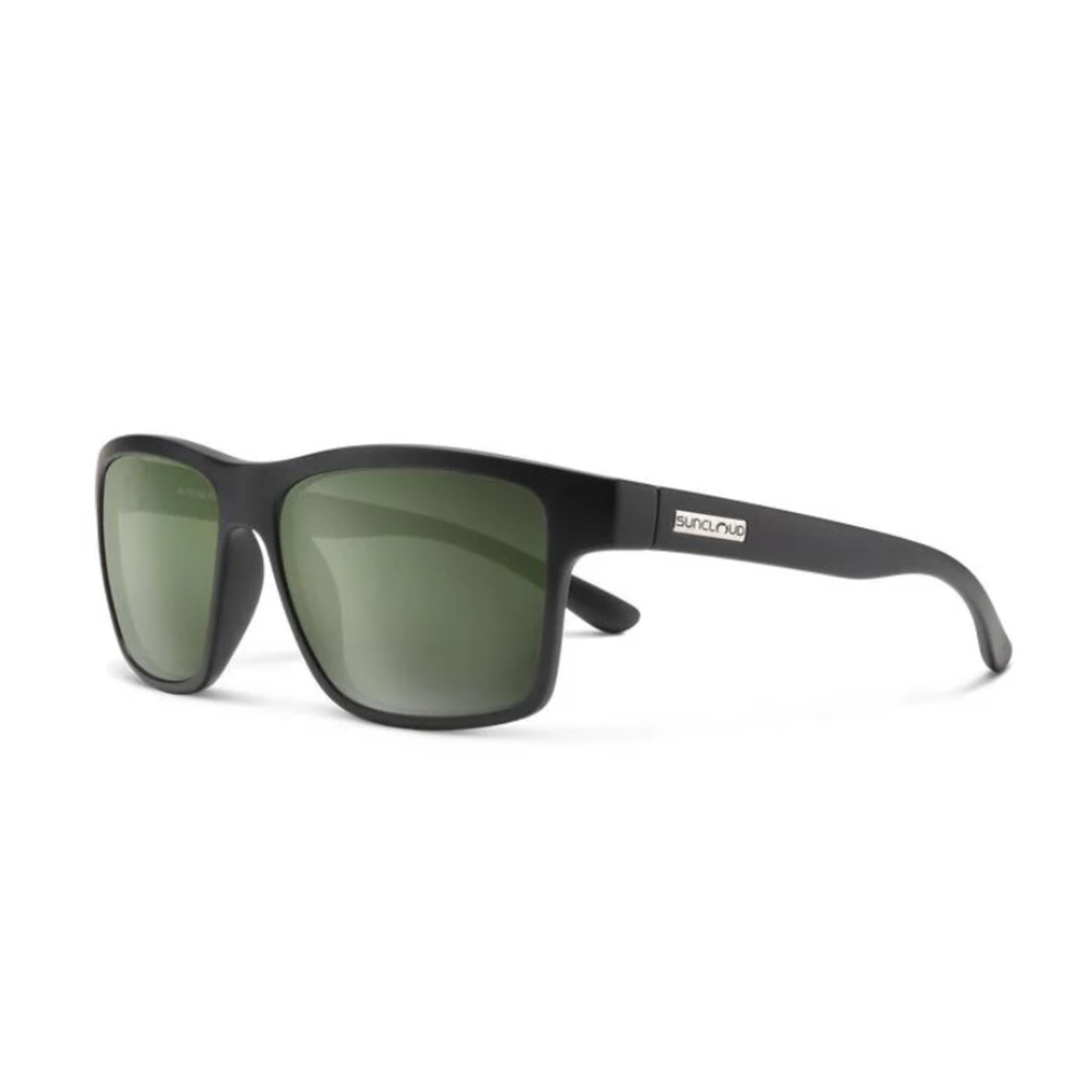 SUNCLOUD A-Team Matte Black Polarized Gray Green