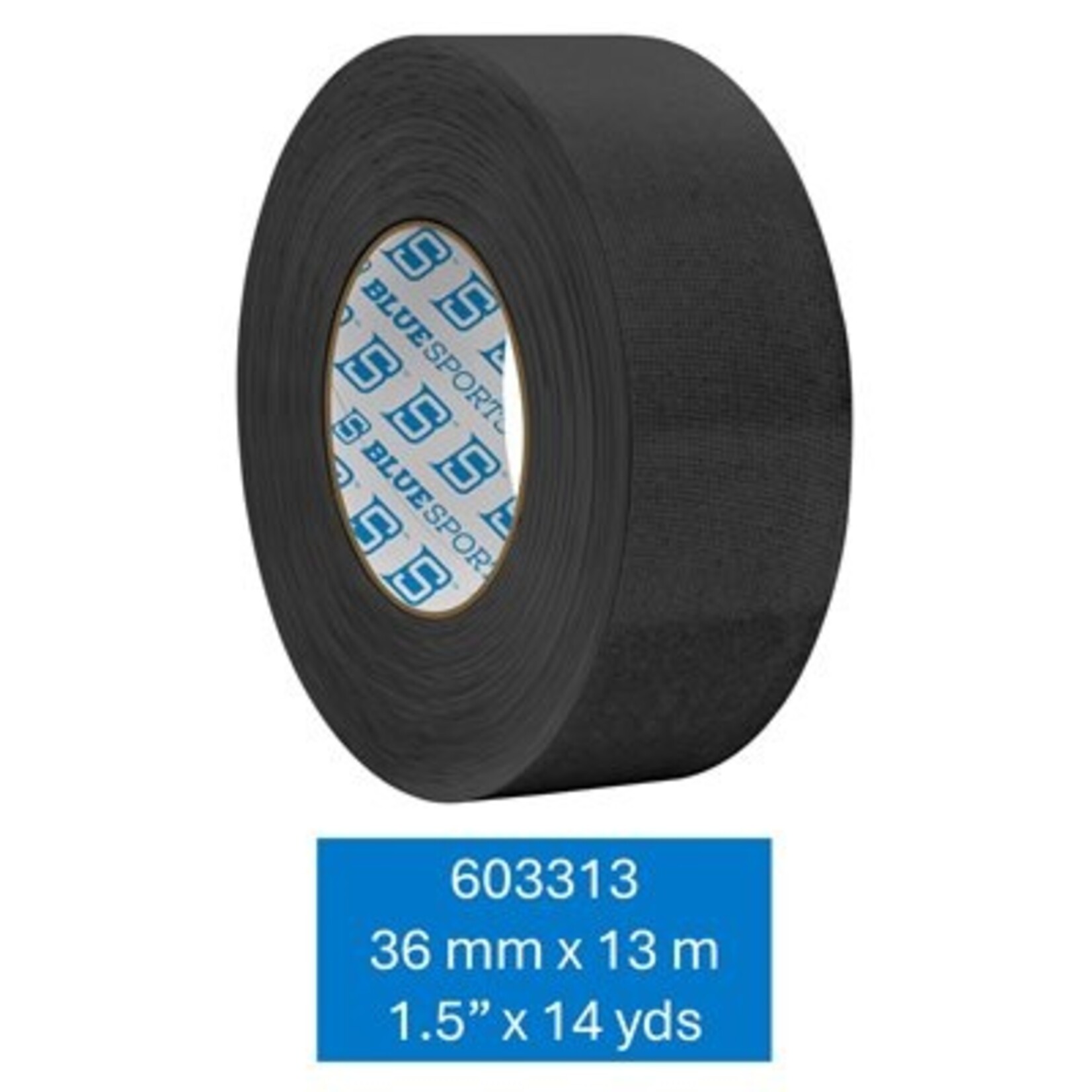 Blue Sports BLUE SPORTS COTTON COULEUR UNI 36MM X 14M HOCKEY TAPE NOIR