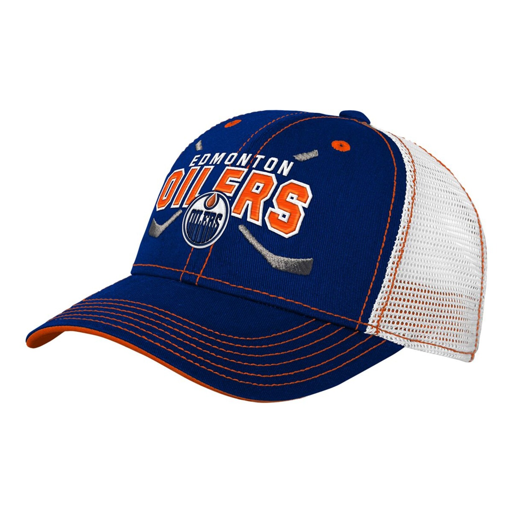 NHL CASQUETTE OILERS LOCKUP MESHBACK YOUTH