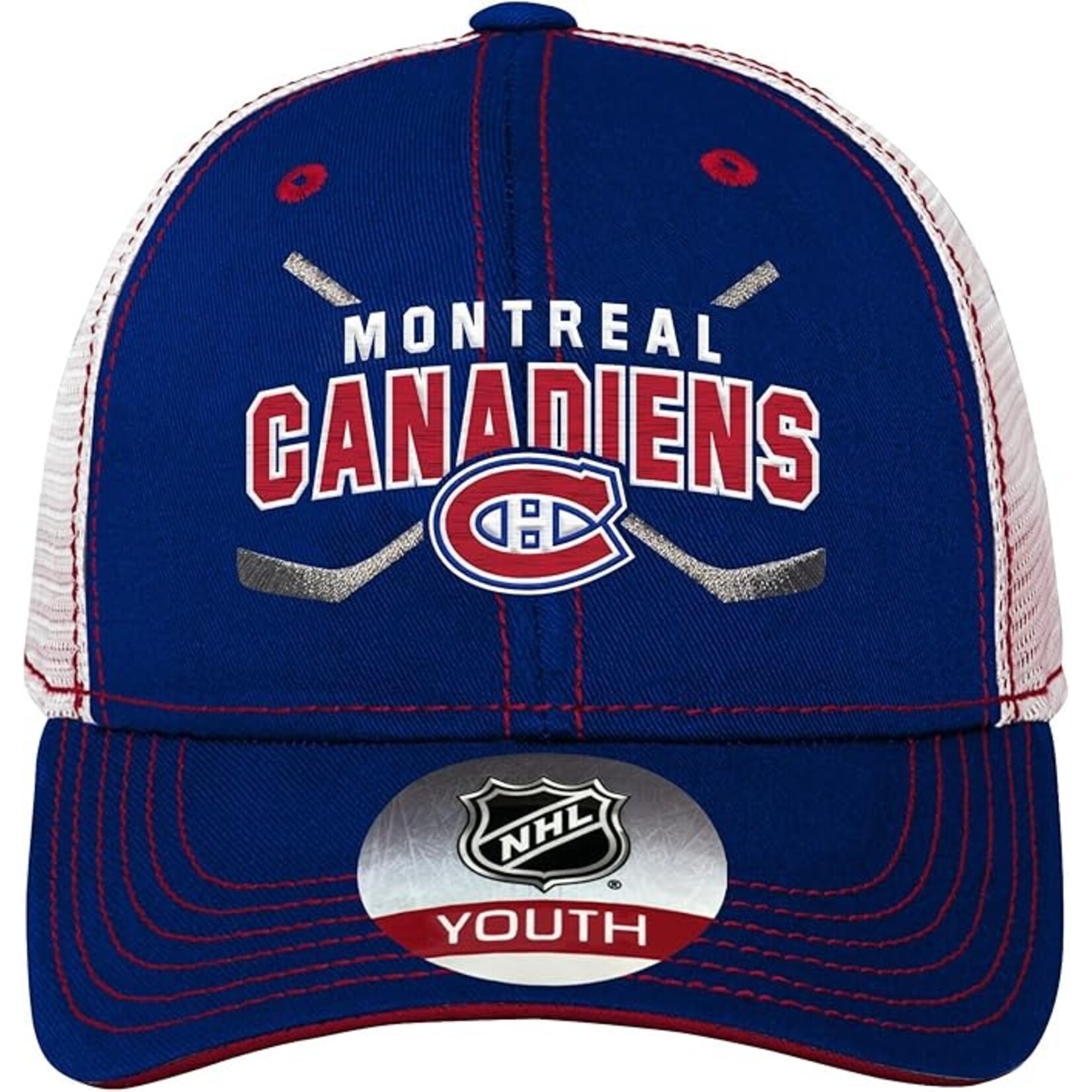 NHL CASQUETTE CANADIENS LOCKUP MESHBACK YOUTH
