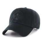 47 BRAND 47 CASQUETTE NBA CLEAN UP BLK ON BLK 01 Boston Celtics OSFA