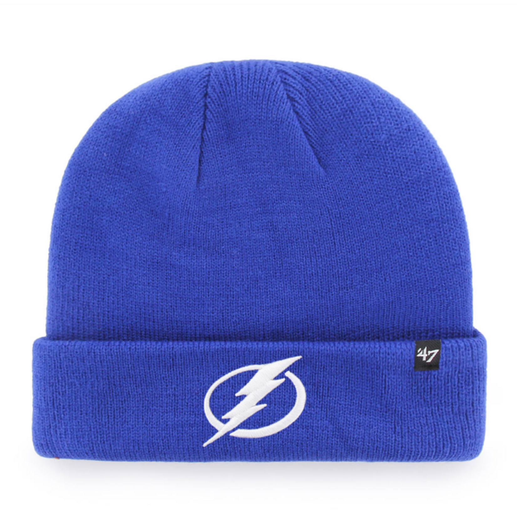 47 BRAND TUQUE NHL RAISED CUFF KNIT HAT NHL-26 Tampa Bay Lightning OSFA
