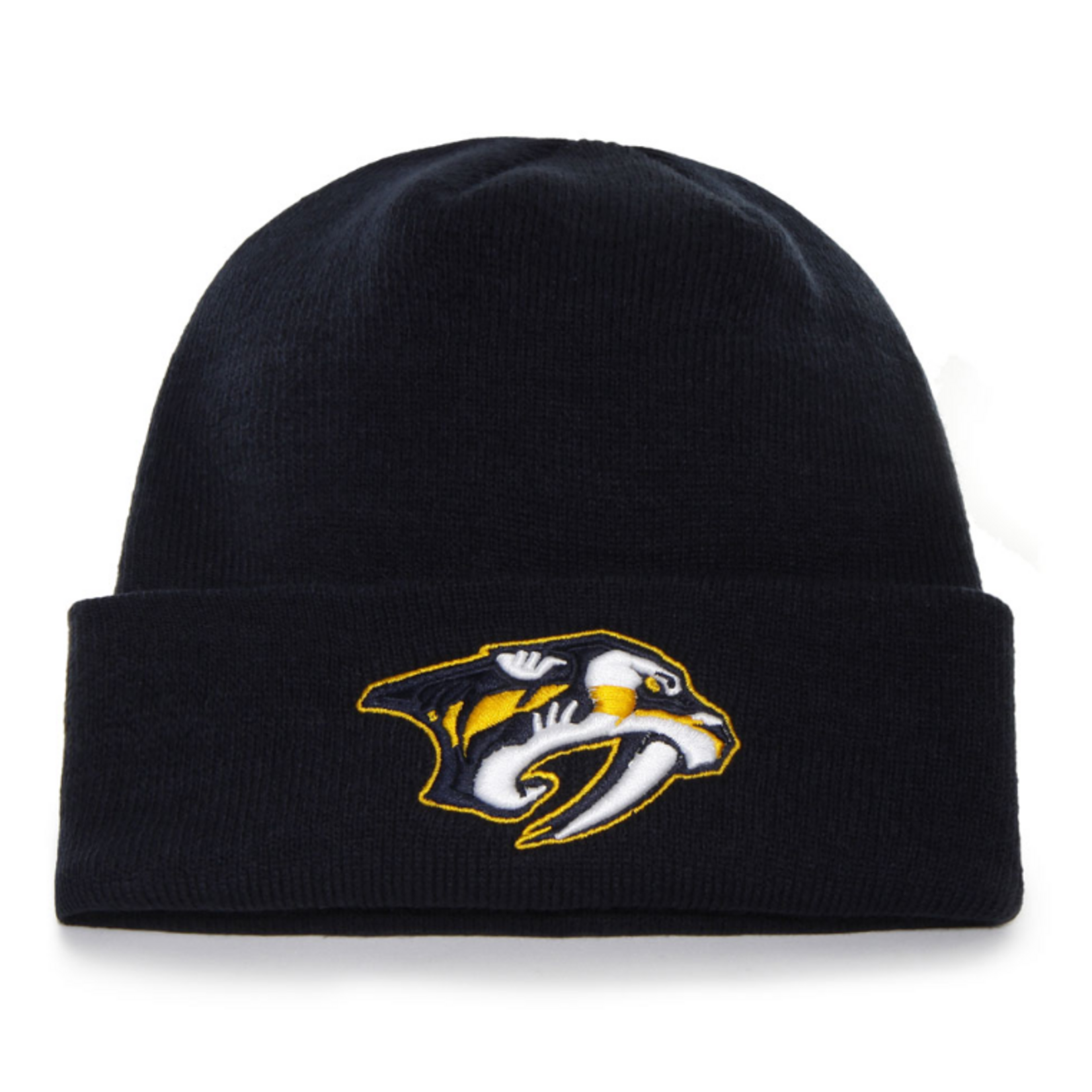 47 BRAND TUQUE NHL RAISED CUFF KNIT HAT NHL-42 Nashville Predators OSFA