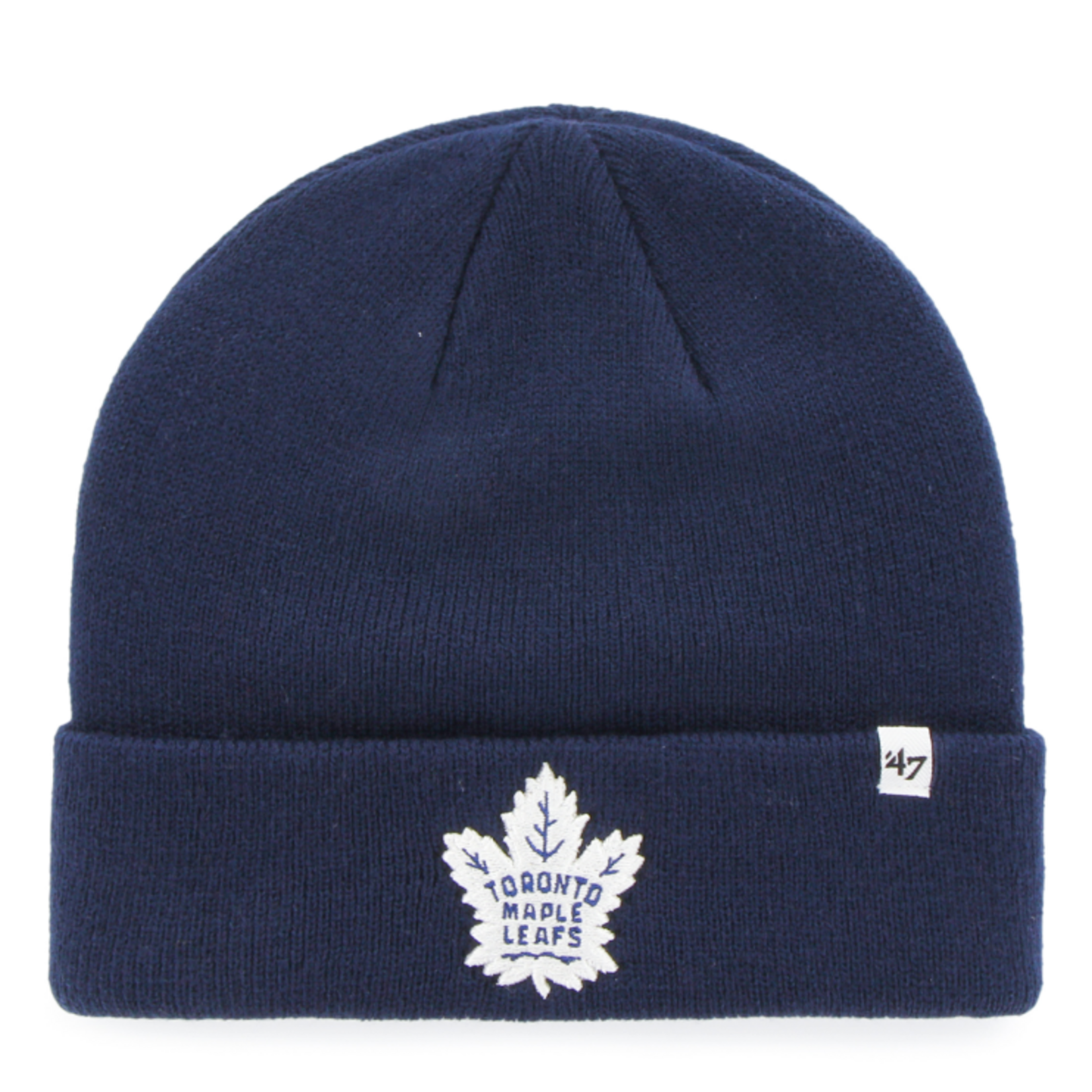 47 BRAND TUQUE NHL RAISED CUFF KNIT HAT NHL-61 Toronto Maple Leafs OSFA