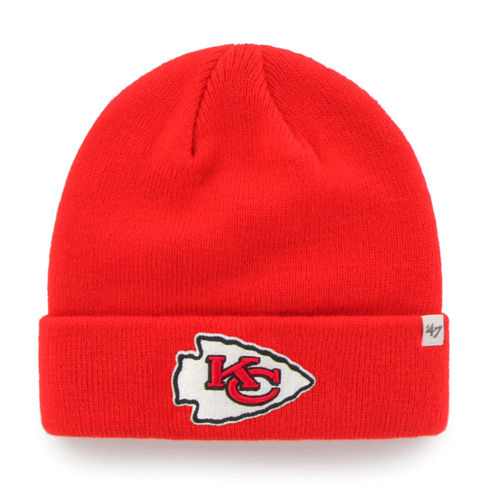 47 BRAND 47 TUQUE NFL RAISED CUFF KNIT HAT 09 Kansas City Chiefs OSFA