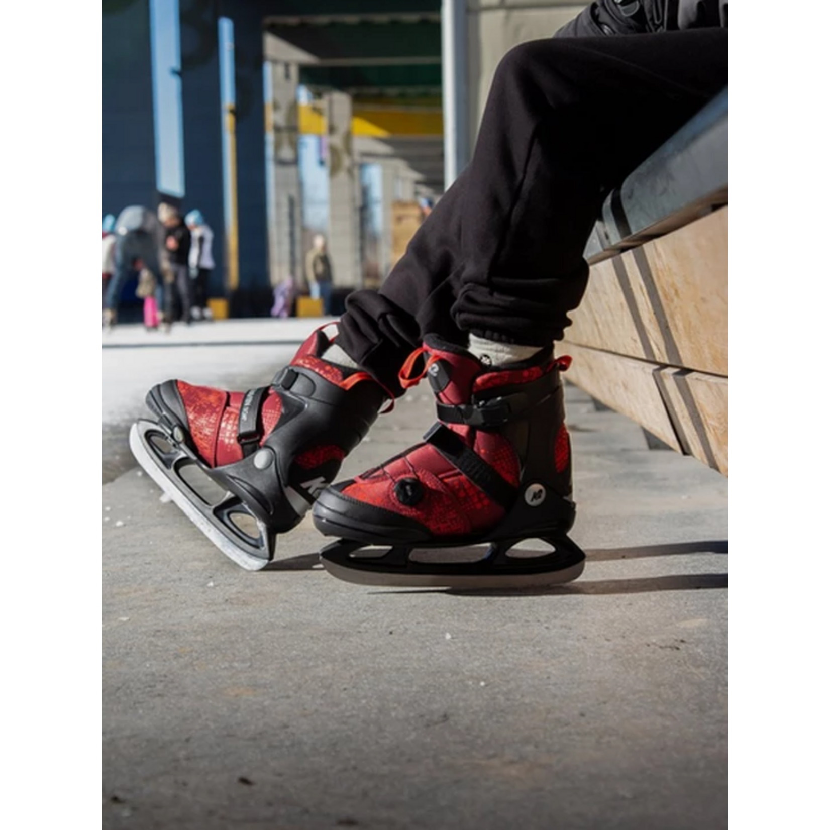 K2 K2 RINK RAVEN BOA SKATES YOUTH RED