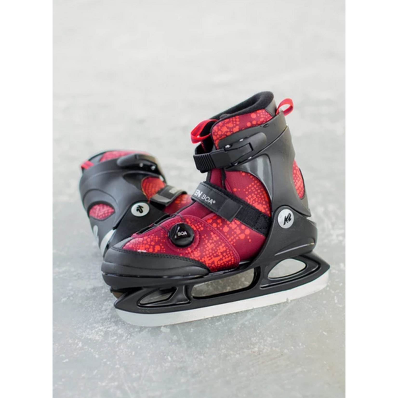 K2 K2 RINK RAVEN BOA SKATES YOUTH RED