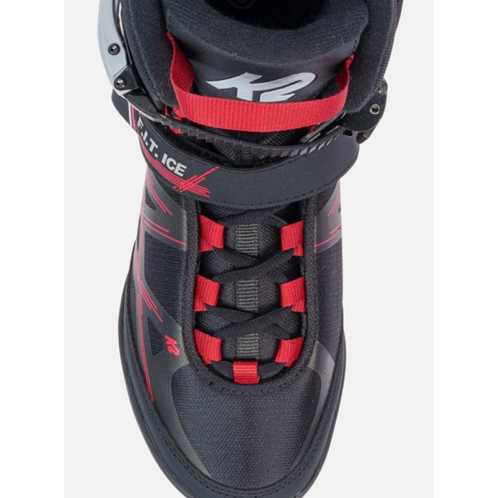 K2 K2 F.I.T ICE SKATES MEN  BLACK AND RED