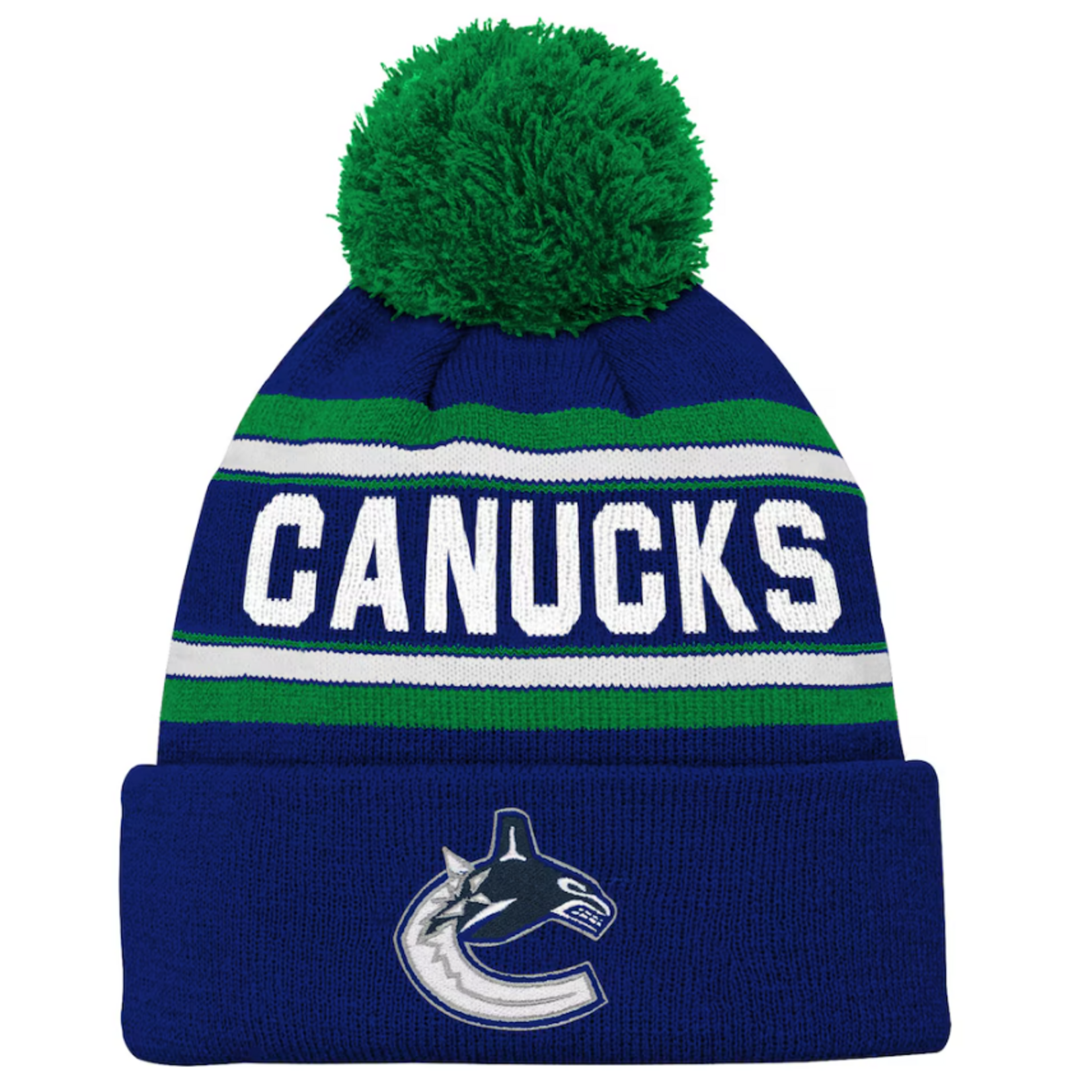 NHL CANUCKS JACQUARD CUFFED KNIT YOUTH