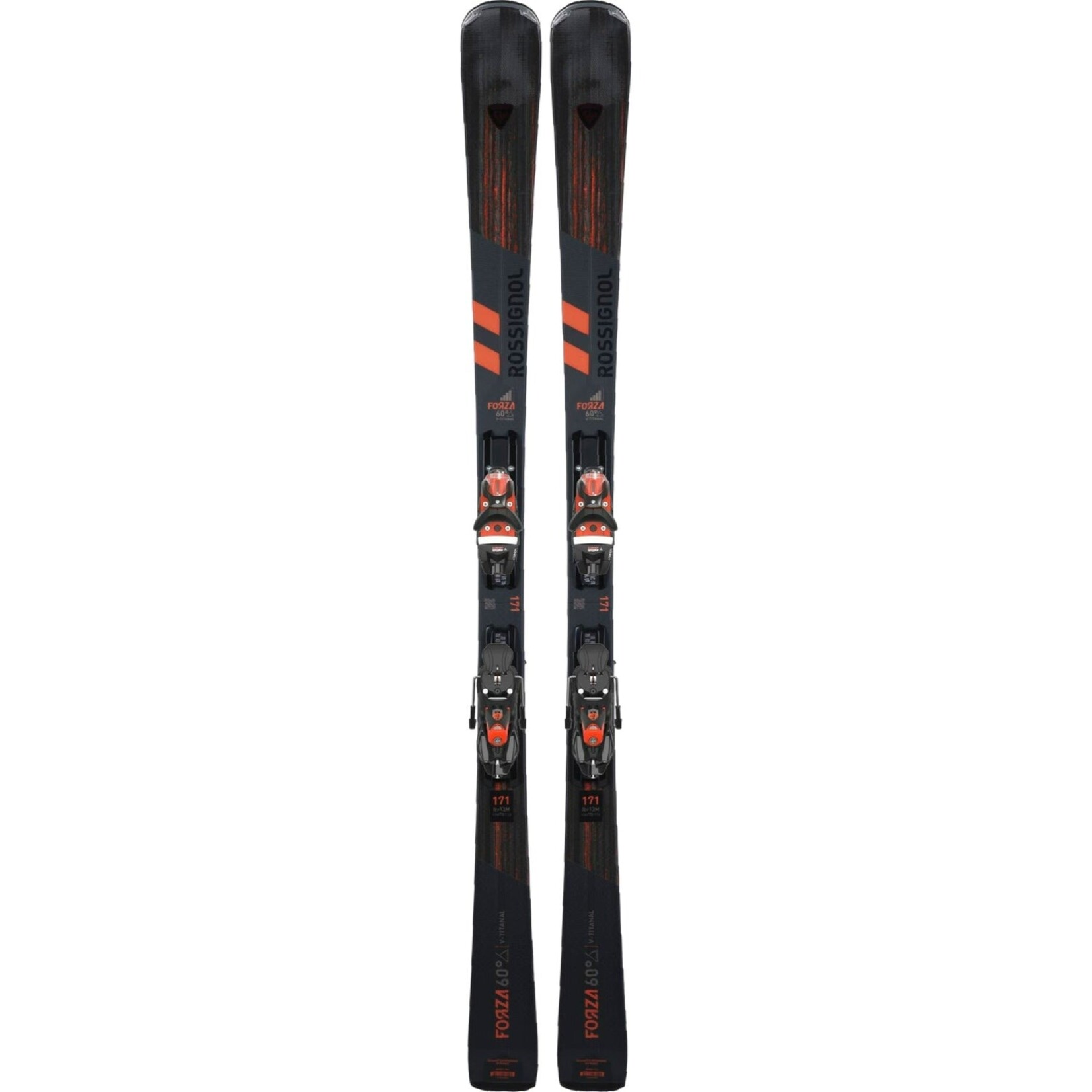 Rossignol ROSSIGNOL SKIS FORZA 60 V-TI KONECT 24 + FIXATIONS SPX12