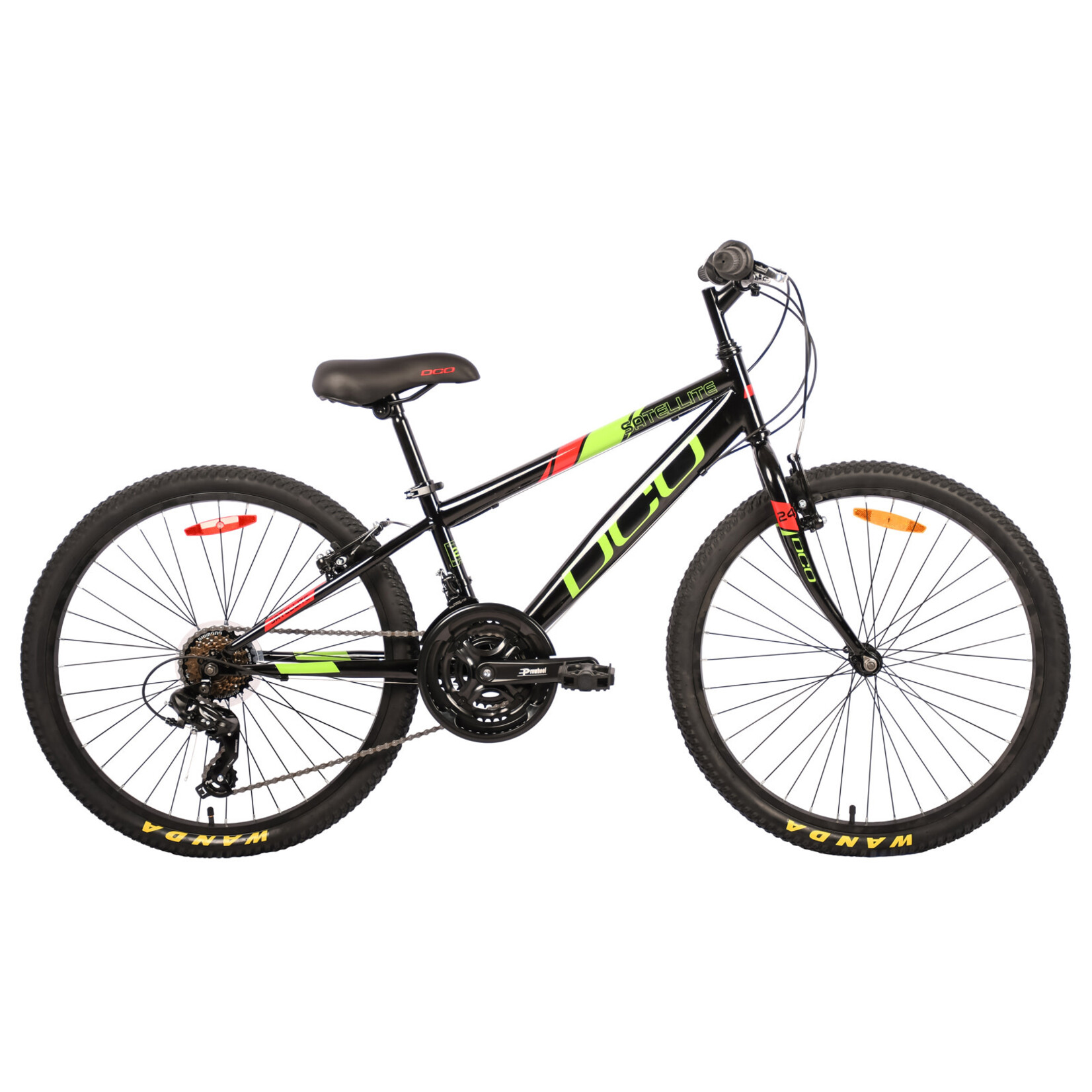 DCO DCO VÉLO SATELLITE 24'' NOIR LIME