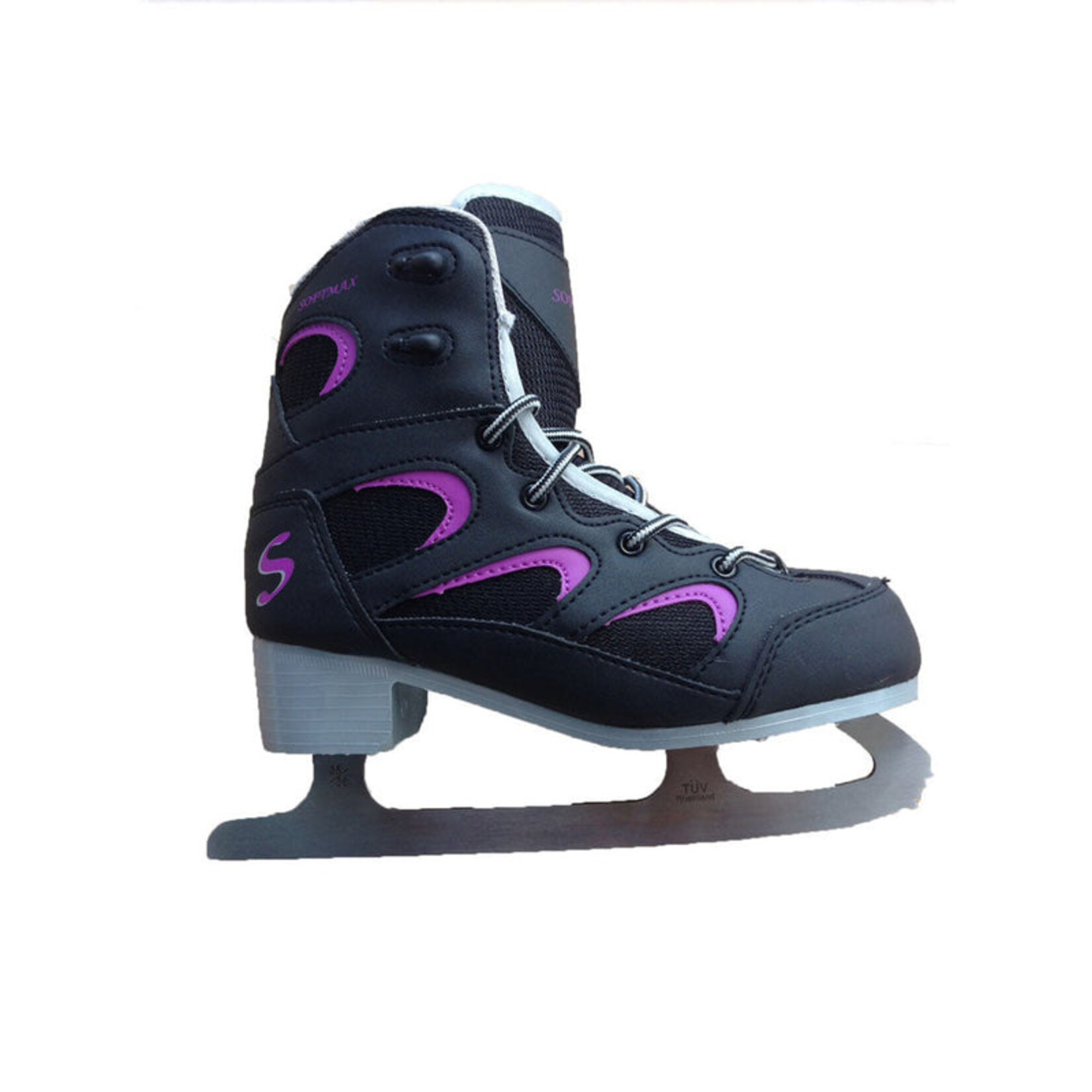 SOFTMAX PATINS CATALINA S-626 FEMME NOIR FUSCHIA