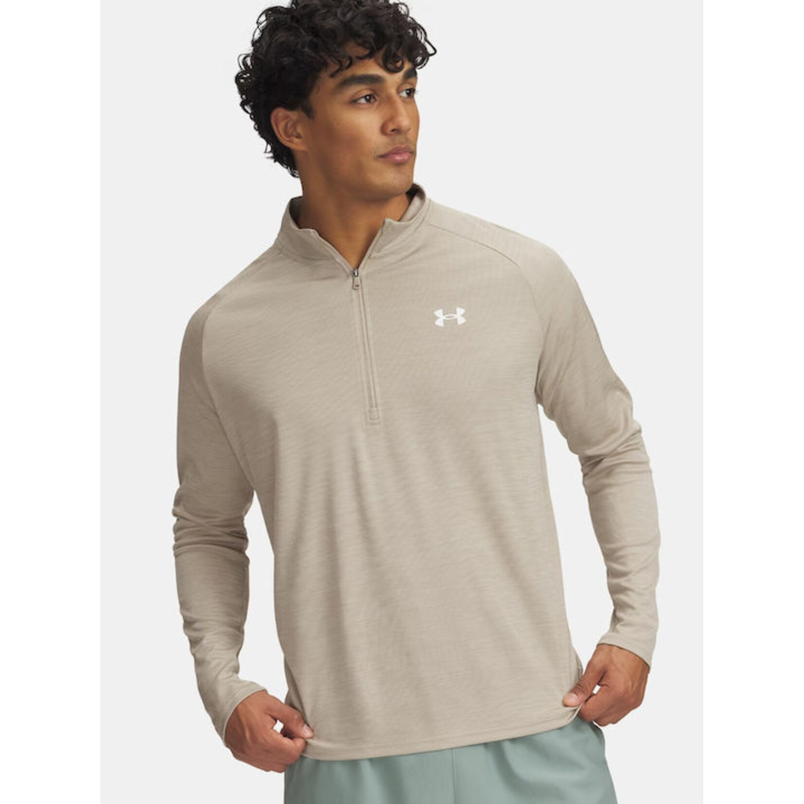 Under Armour UA HAUT À DEMI FERMETURE ÉCLAIR TECH HOMME