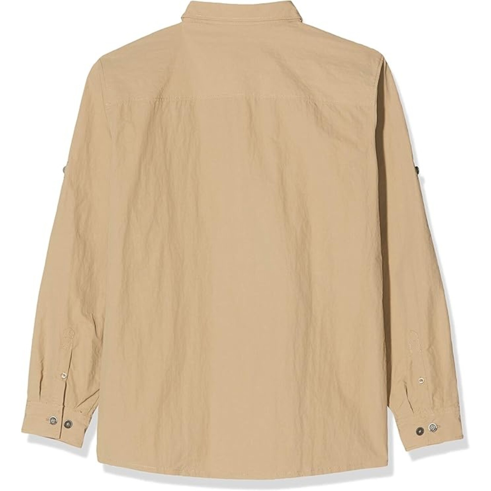 JACK WOLFSKIN LAKESIDE ROLL-UP SHIRT MEN SAND DUNE SMALL