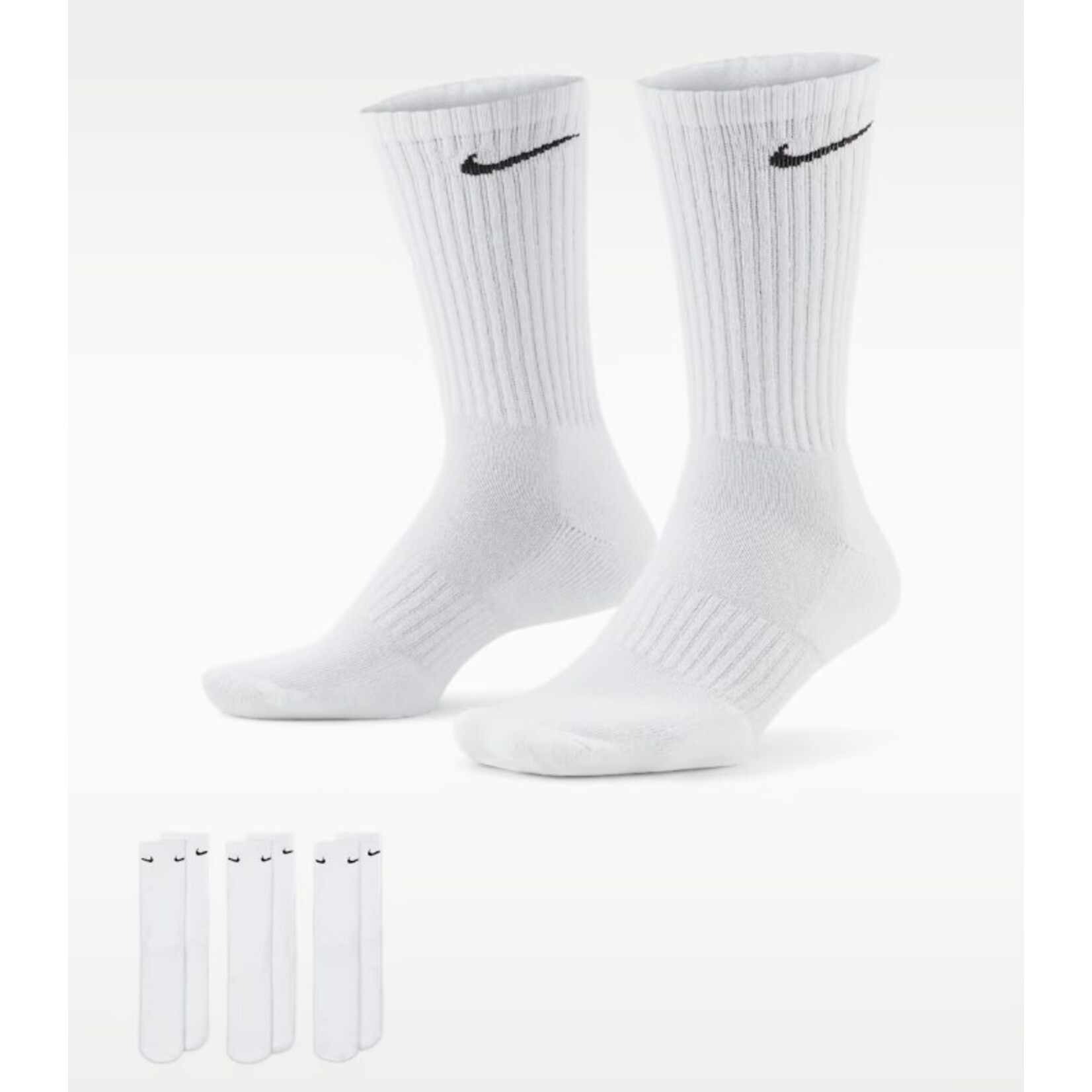 NIKE BAS EVERYDAY CUSHIONED CREW 3PQT