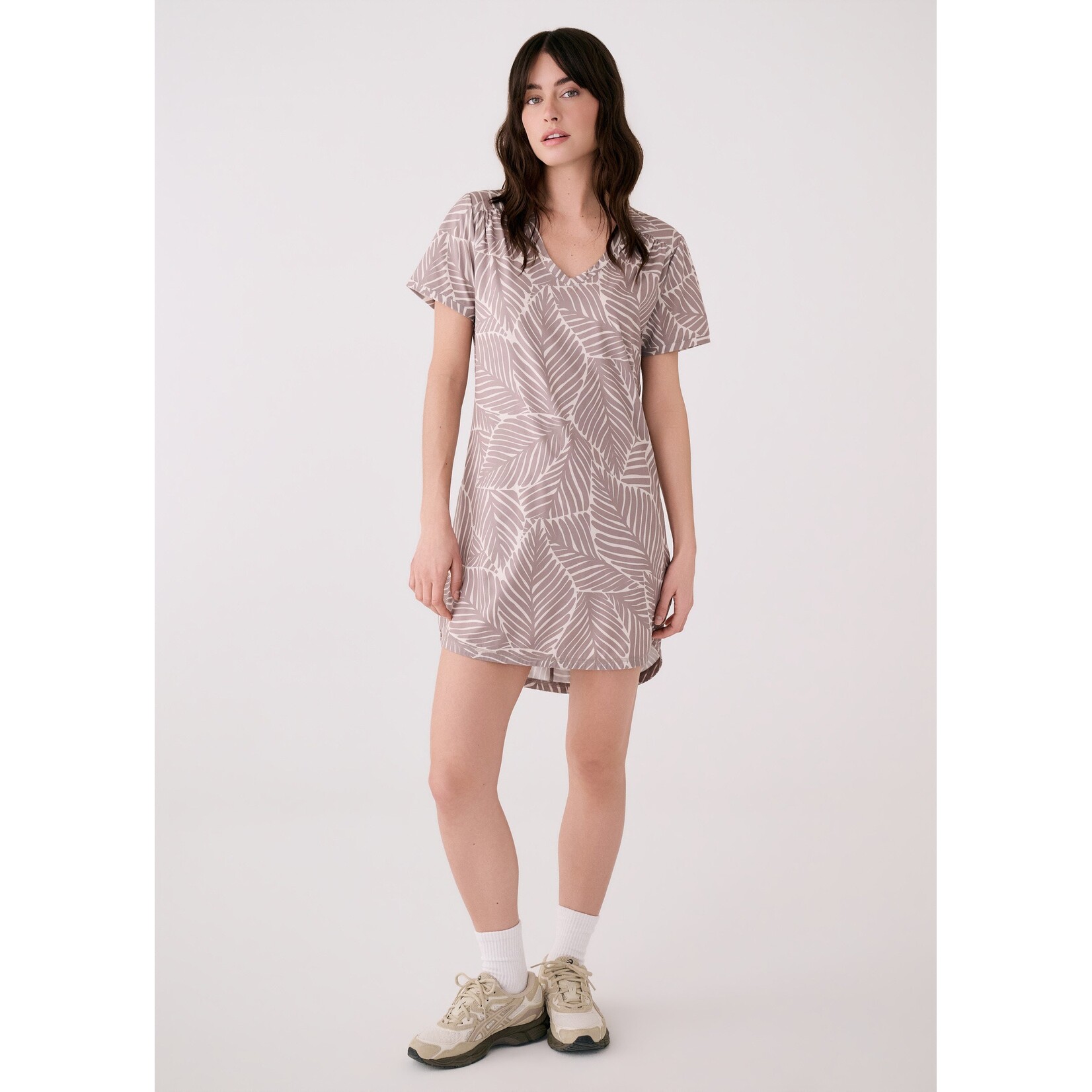 Lole LOLE OLIVIE V NECK DRESS