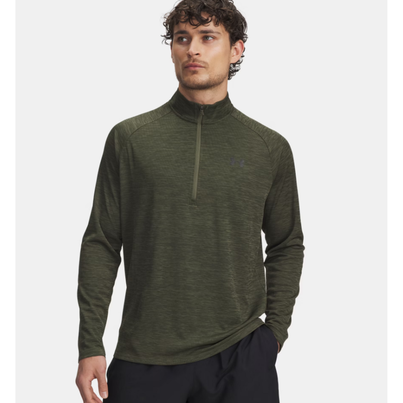 Under Armour UA HAUT À DEMI FERMETURE ÉCLAIR TECH HOMME