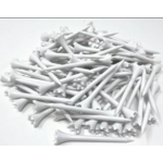 PLASTIC EPIK GOLF TEES - WHITE - 100 PACK