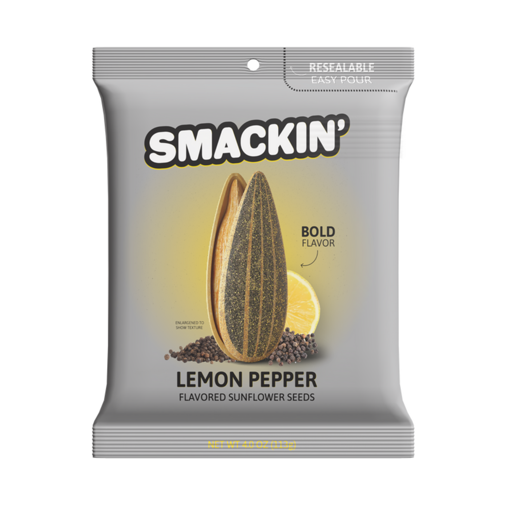 SMACKIN' SMACKIN' SUNFLOWERS SEEDS - 4 OZ RESEALABLE BAG
