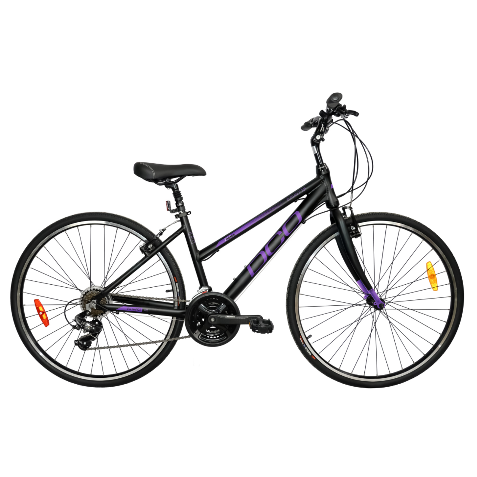 DCO DCO VÉLO ÉLÉGANCE 701 NOIR MAUVE 14''