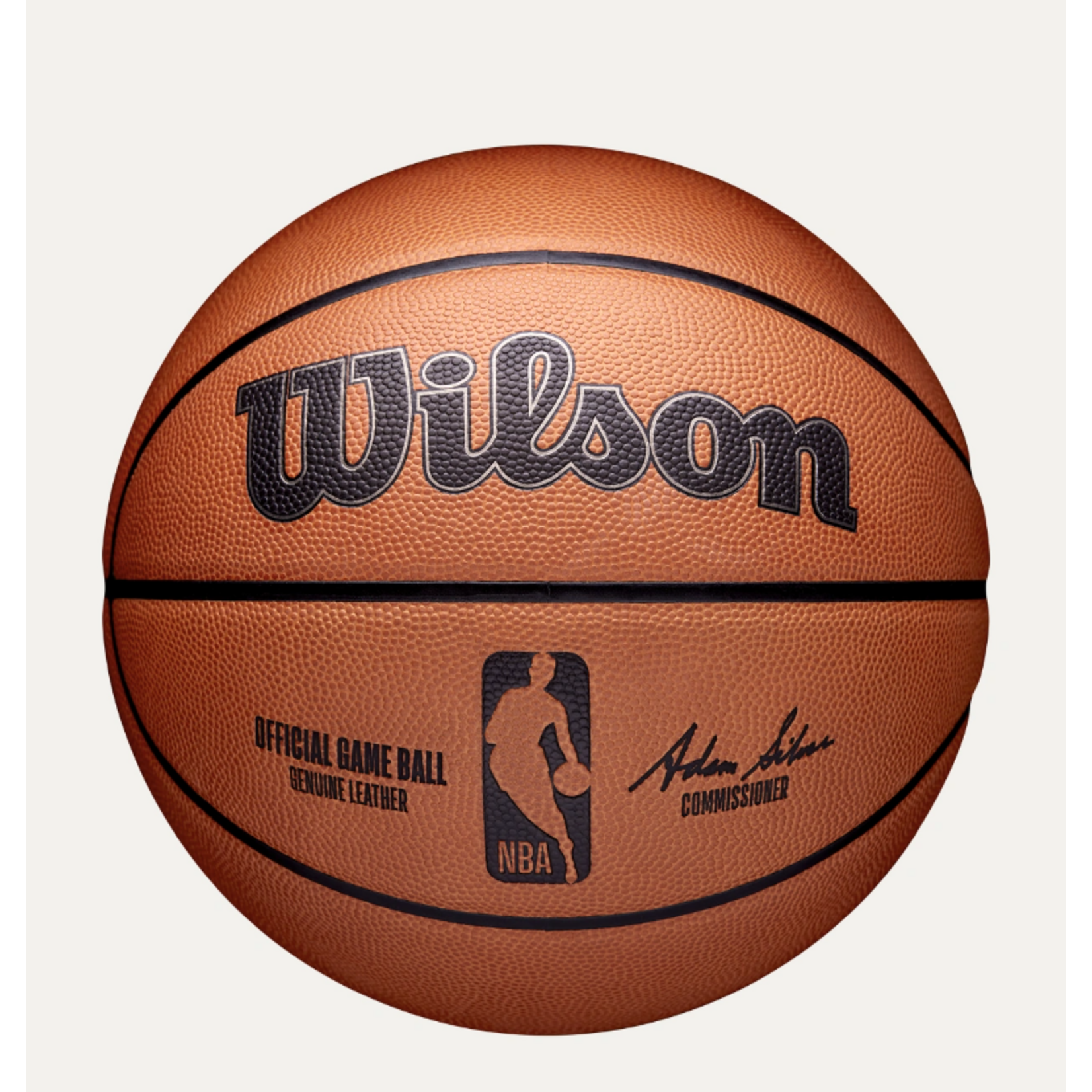 WILSON WILSON BALLON BASKETBALL NBA OFFICIAL GAME BALL 7 BROWN