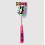 WILSON WILSON PARTY ANIMALS GLOVE/BALL/BAT KIT BLACK/PINK
