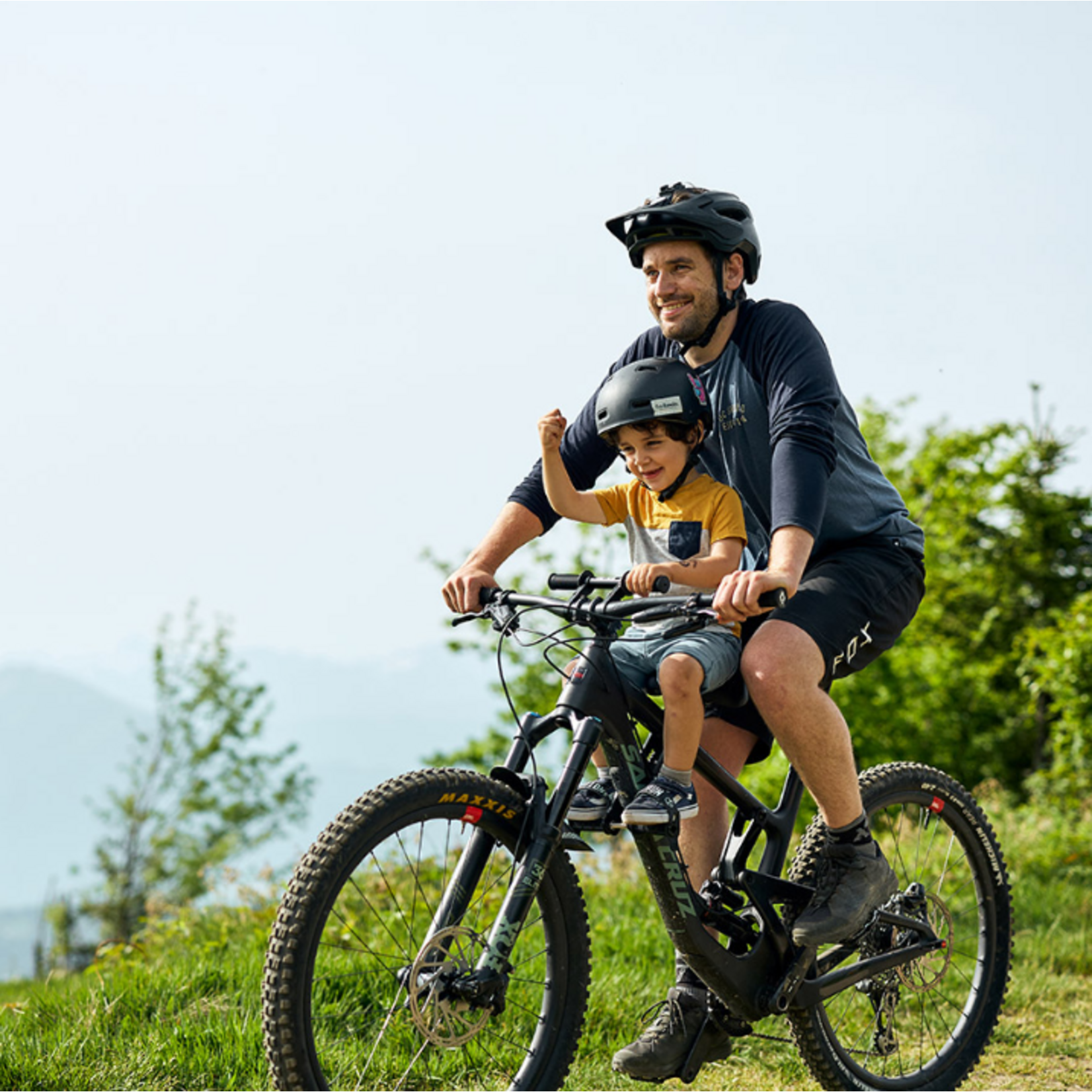 Shotgun, Boîte Combo, Siège de bébé, Sur cadre,