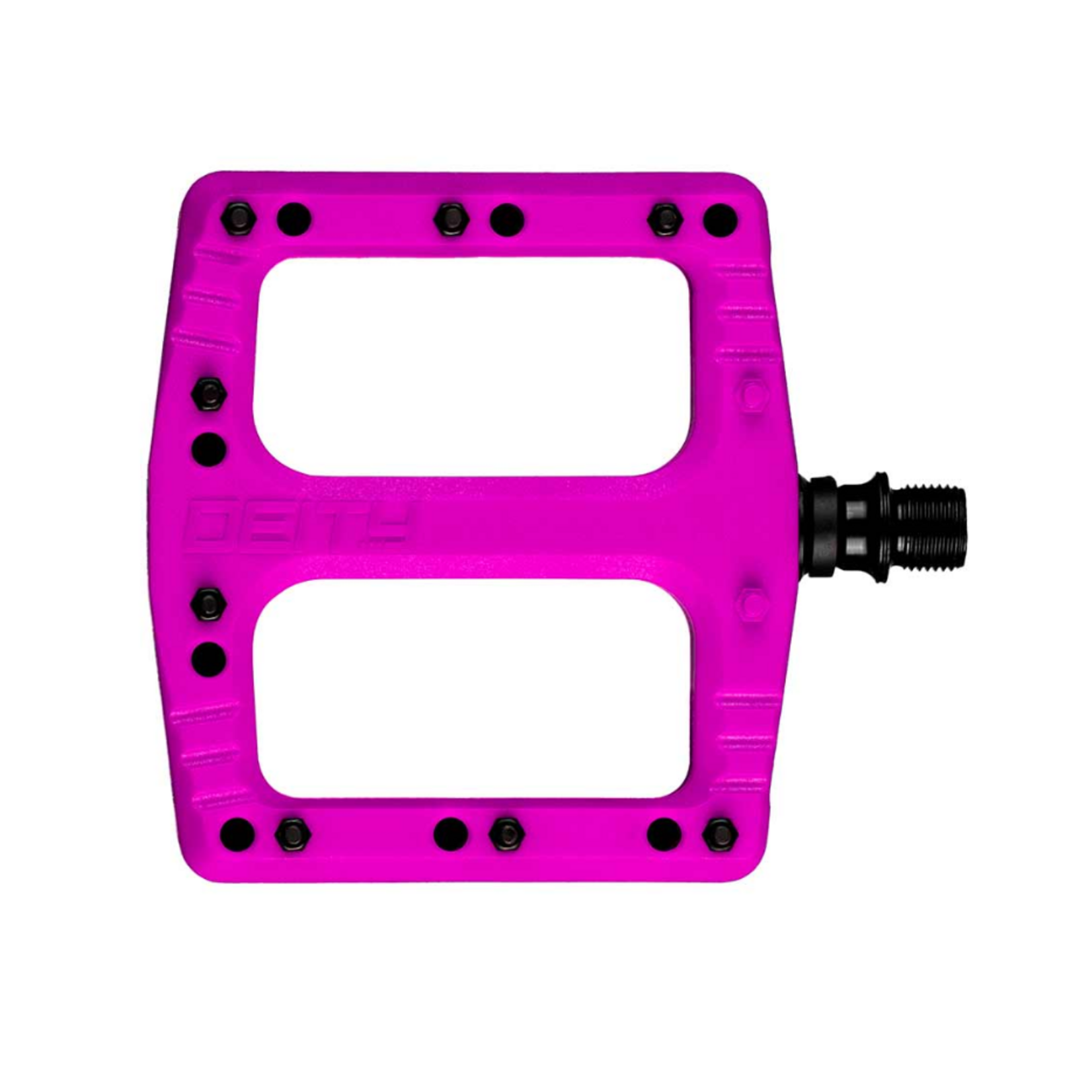 Pédales plateformes Deity Deftrap, Corps: Nylon