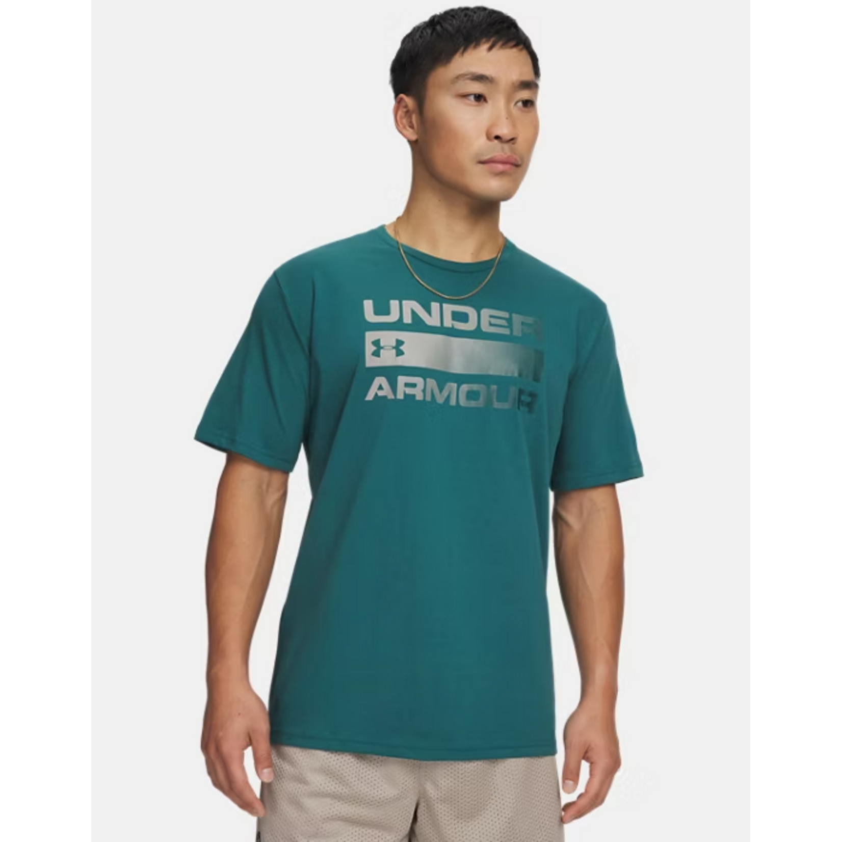 Under Armour UA MANCHES COURTES GRIFFÉ US TEAM ISSUE