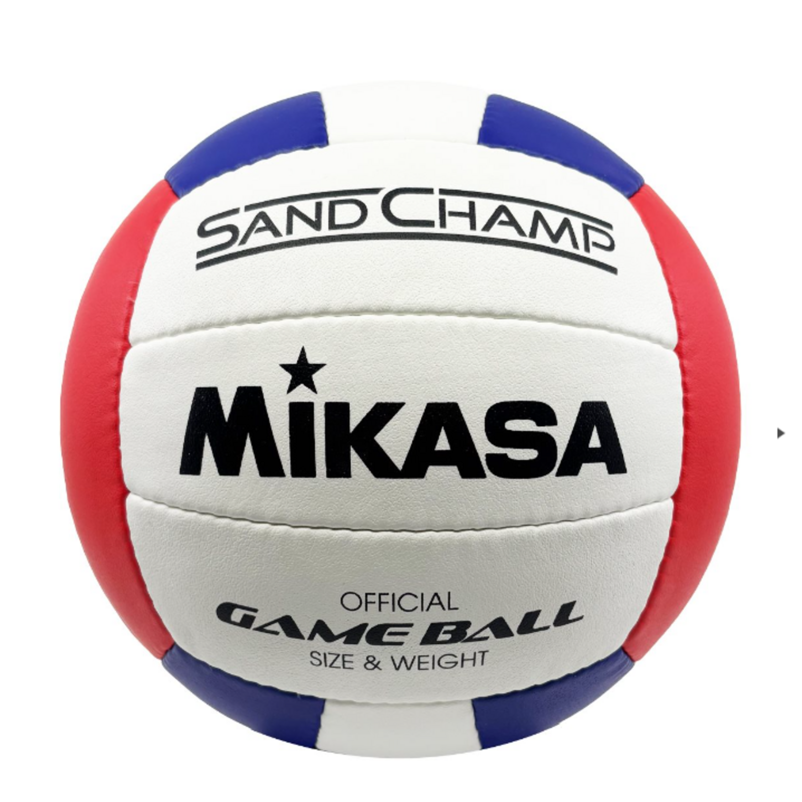MIKASA BALLON DE PLAGE OFFICIAL SAND CHAMP BLEU/BLANC/ROUGE