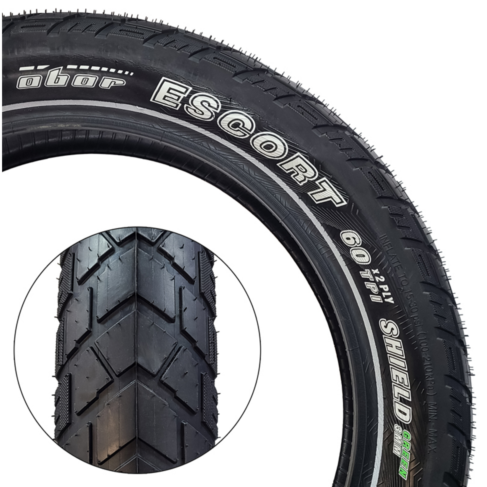 DAMCO PNEU DAMCO 20''X4.00 OBOR ESCORT GREEN