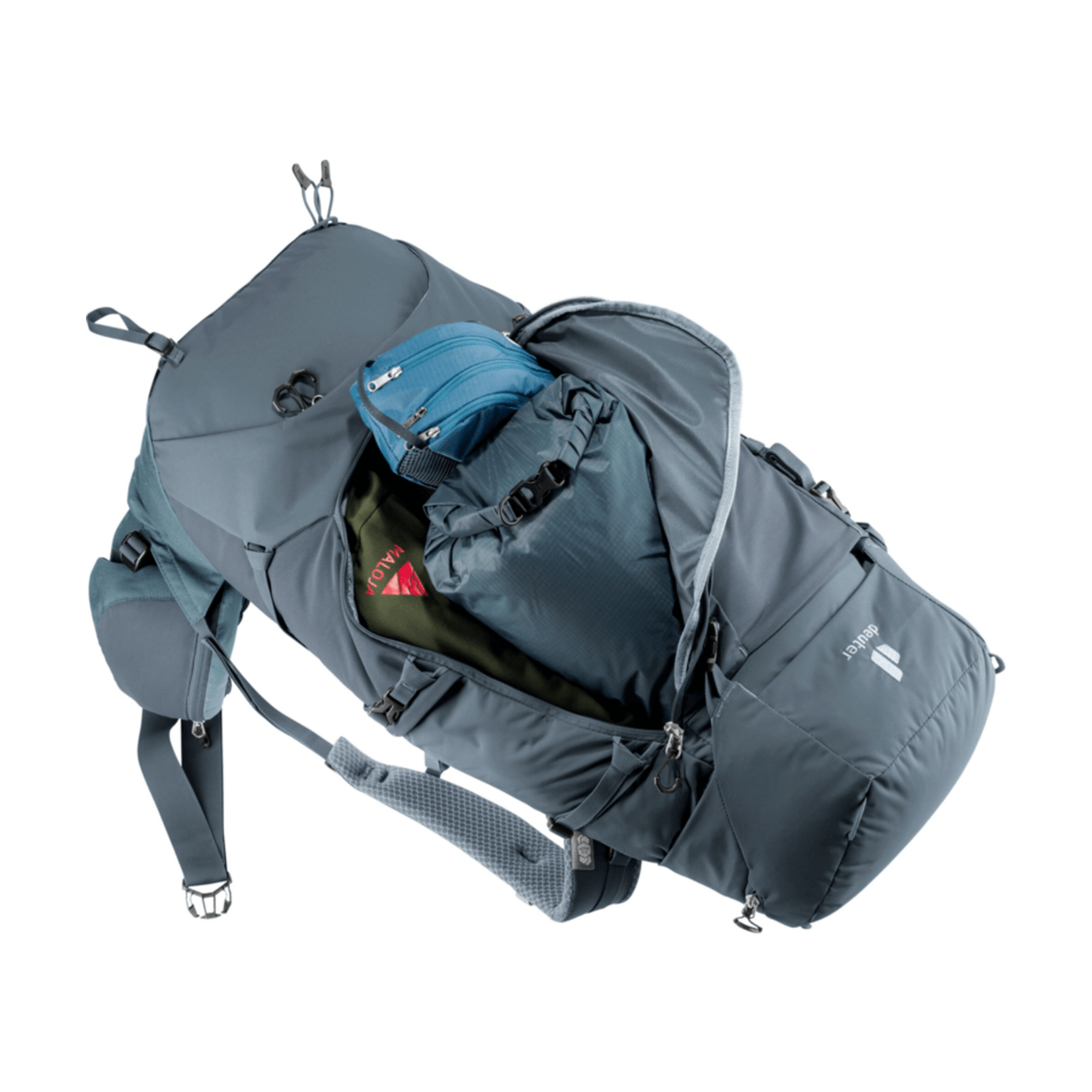 DEUTER AIRCONTACT CORE 40+10 GRAPHITE/SHALE