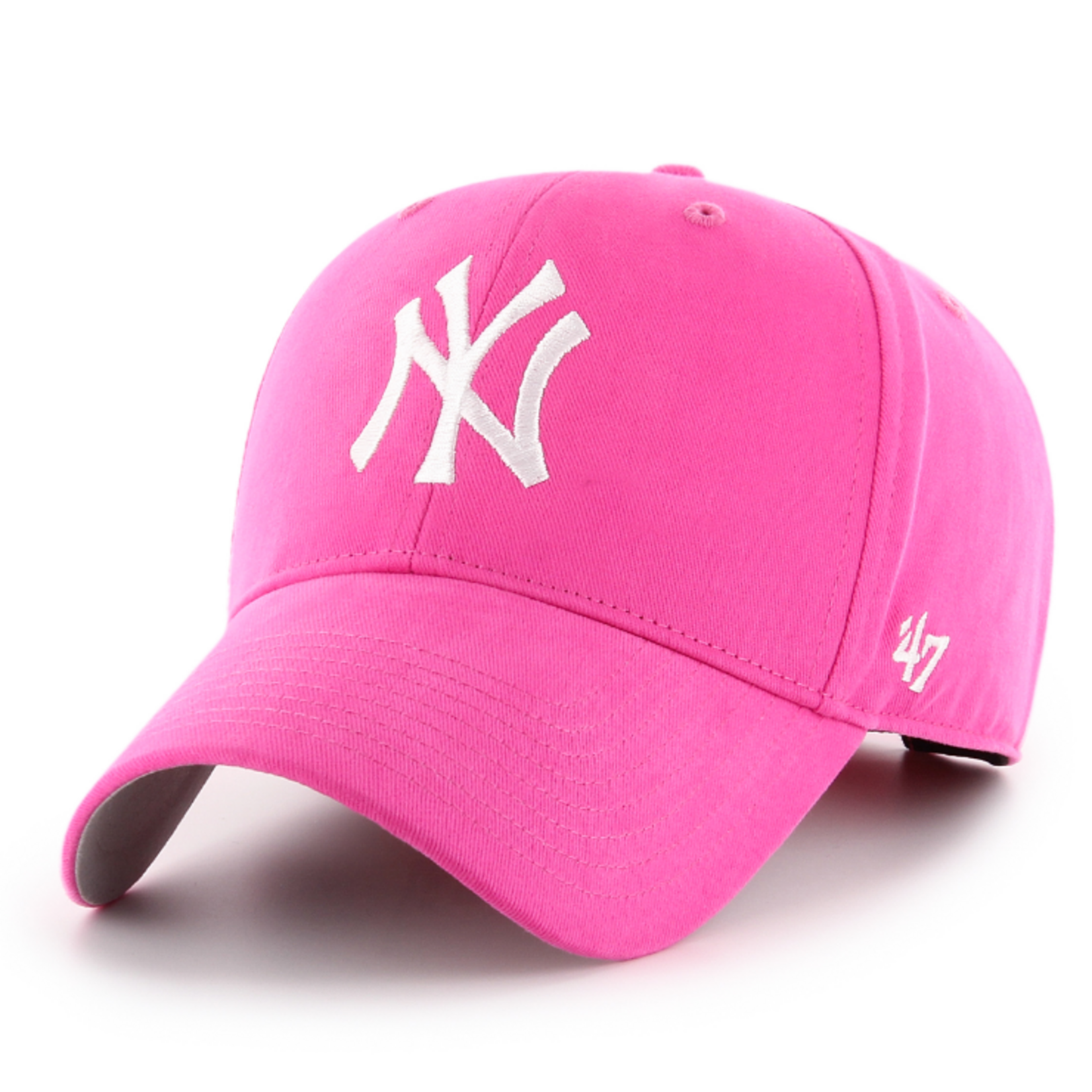 47 BRAND 47 CASQUETTE MLB BASIC 47 MVP CAP MAGENTA MLB-10 NEW YORK YANKEES YOUTH