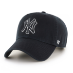 47 BRAND 47 CASQUETTE MLB BLACK/WHITE 47 CLEAN UP MLB-10 NEW YORK YANKEES OSFA