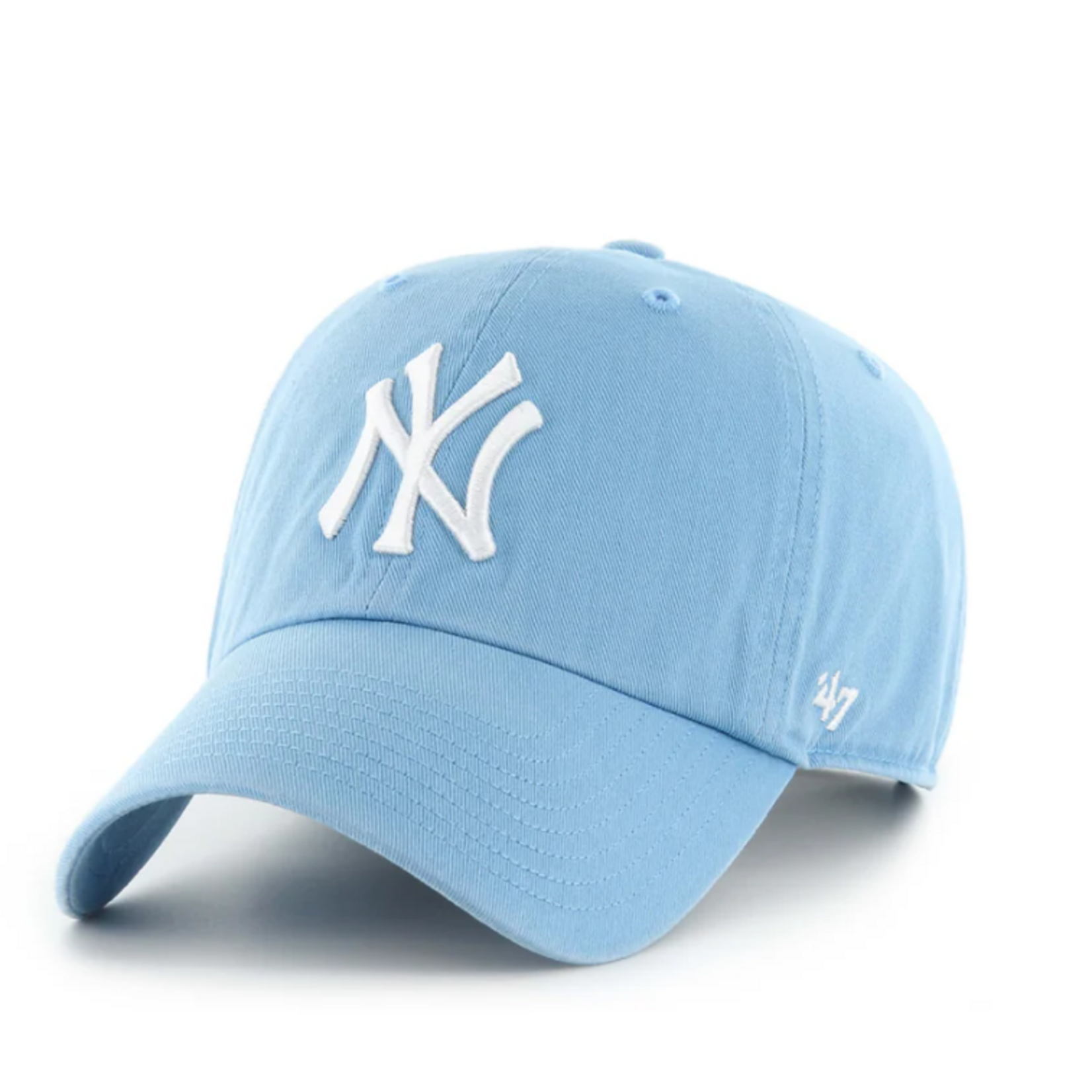 47 BRAND 47 CASQUETTE MLB CLEAN UP CAP COLUMBIA/WHMLB-10 NEW YORK YANKEES OSFA