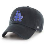 47 BRAND 47 CASQUETTE MLB CLEAN UP CAP-BLK MLB-21 LOS ANGELES DODGERS OSFA