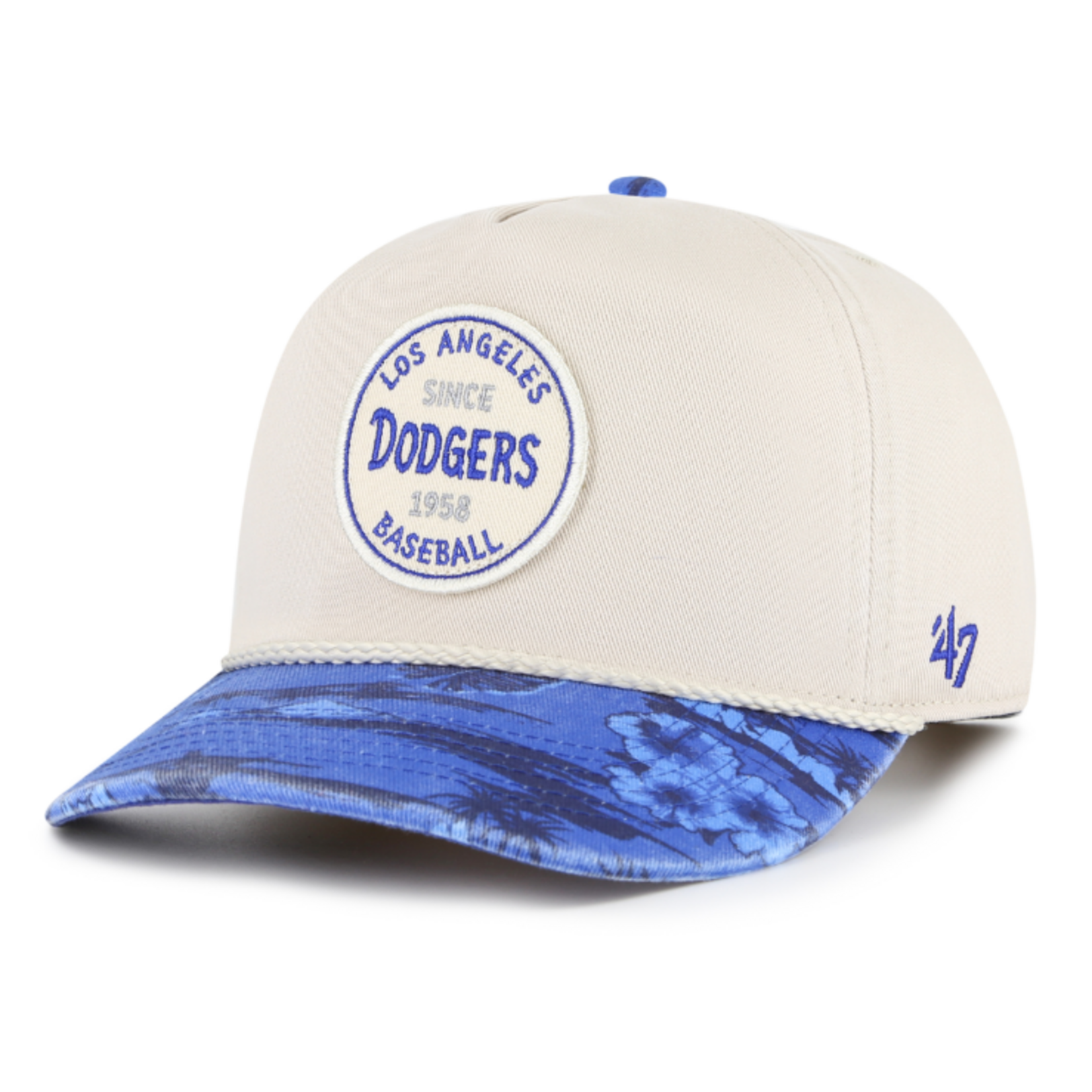 47 BRAND 47 CASQUETTE MLB FIJI ROPE 47 HITCH MLB-21 LOS ANGELES DODGERS OSFA