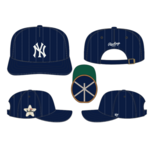 47 BRAND 47 CASQUETTE MLB RAWLINGS PINSTRIPE 47 HITCH MLB-10 NEW YORK YANKEES OSFA