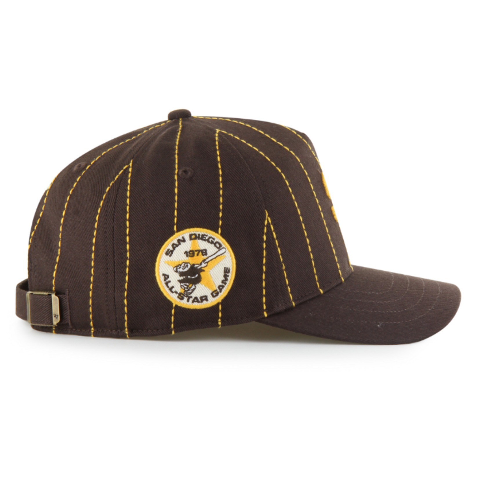 47 BRAND 47 CASQUETTE MLB RAWLINGS PINSTRIPE 47 HITCH MLB-27 SAN DIEGO PADRES OSFA