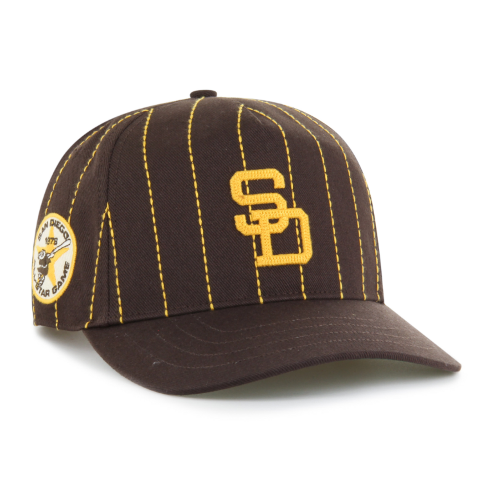 47 BRAND 47 CASQUETTE MLB RAWLINGS PINSTRIPE 47 HITCH MLB-27 SAN DIEGO PADRES OSFA