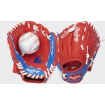 Rawlings RAWLINGS GANT PLAYER SERIES 9'' RHT YOUTH  BALL COMBO ROUGE ET BLEU