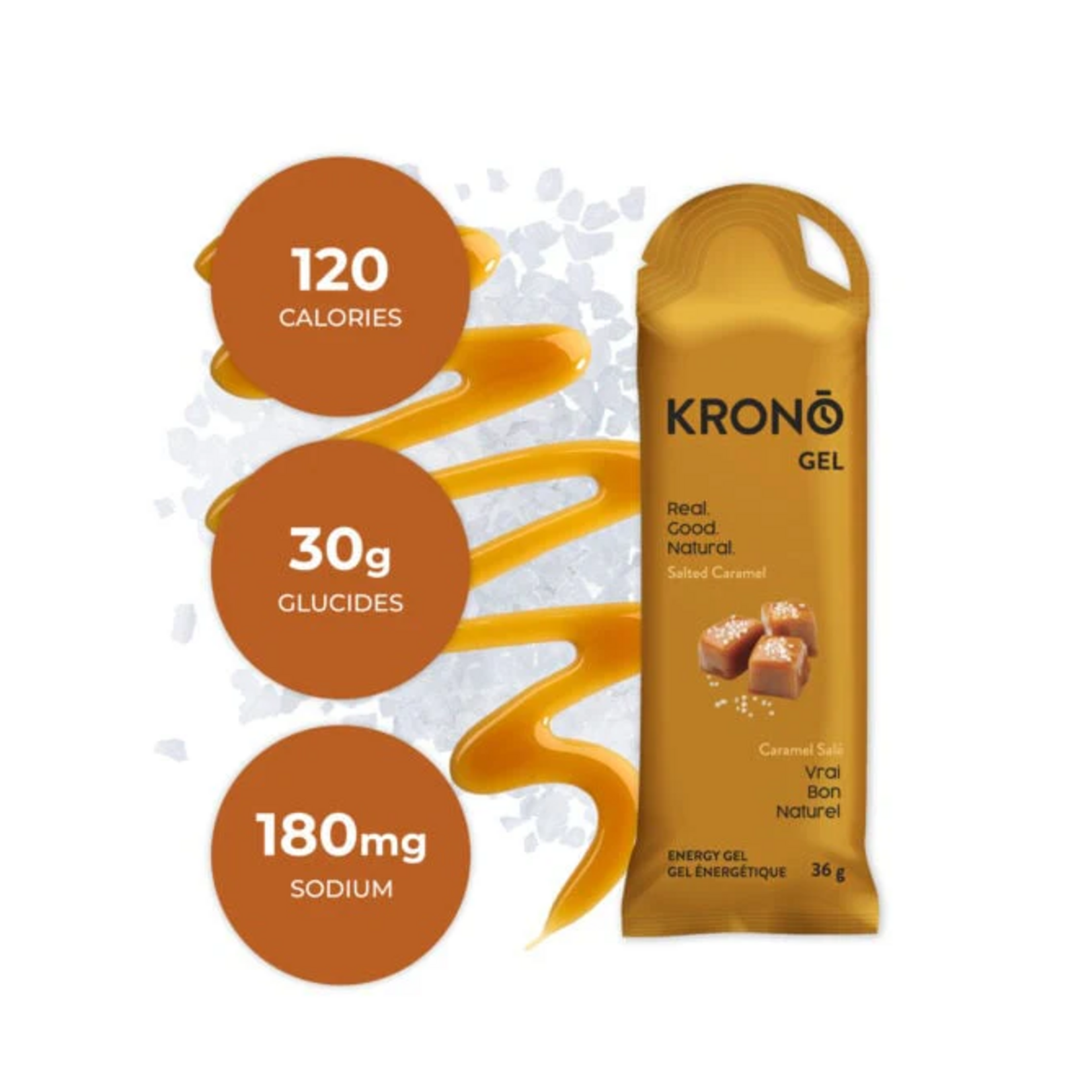 KRONO NUTRITION KRONO GELS ÉNERGÉTIQUES 36G