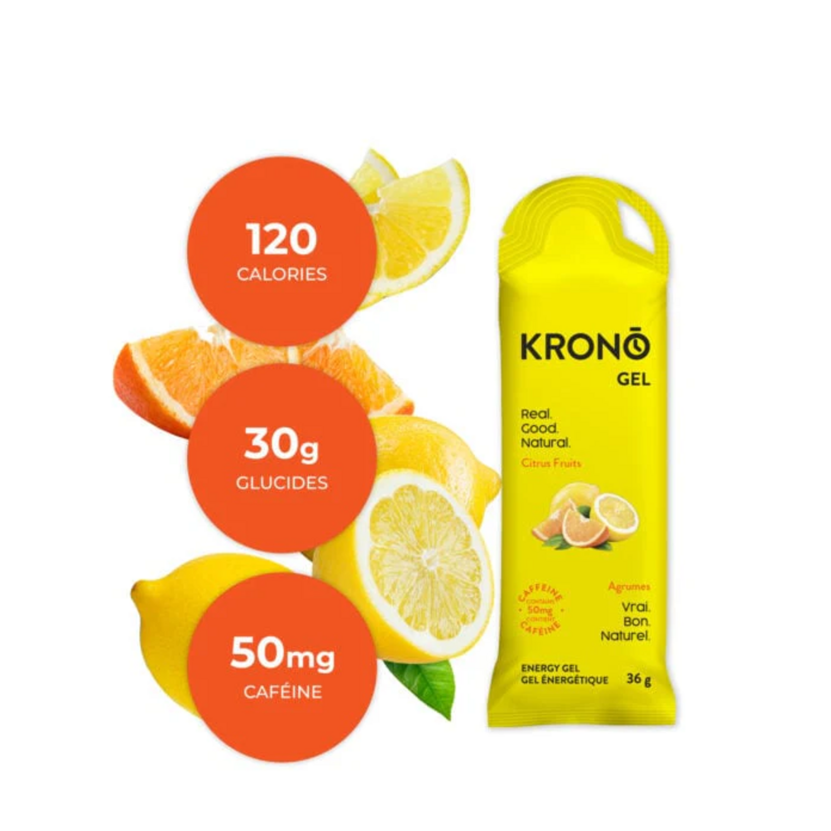 KRONO NUTRITION KRONO GELS ÉNERGÉTIQUES 36G