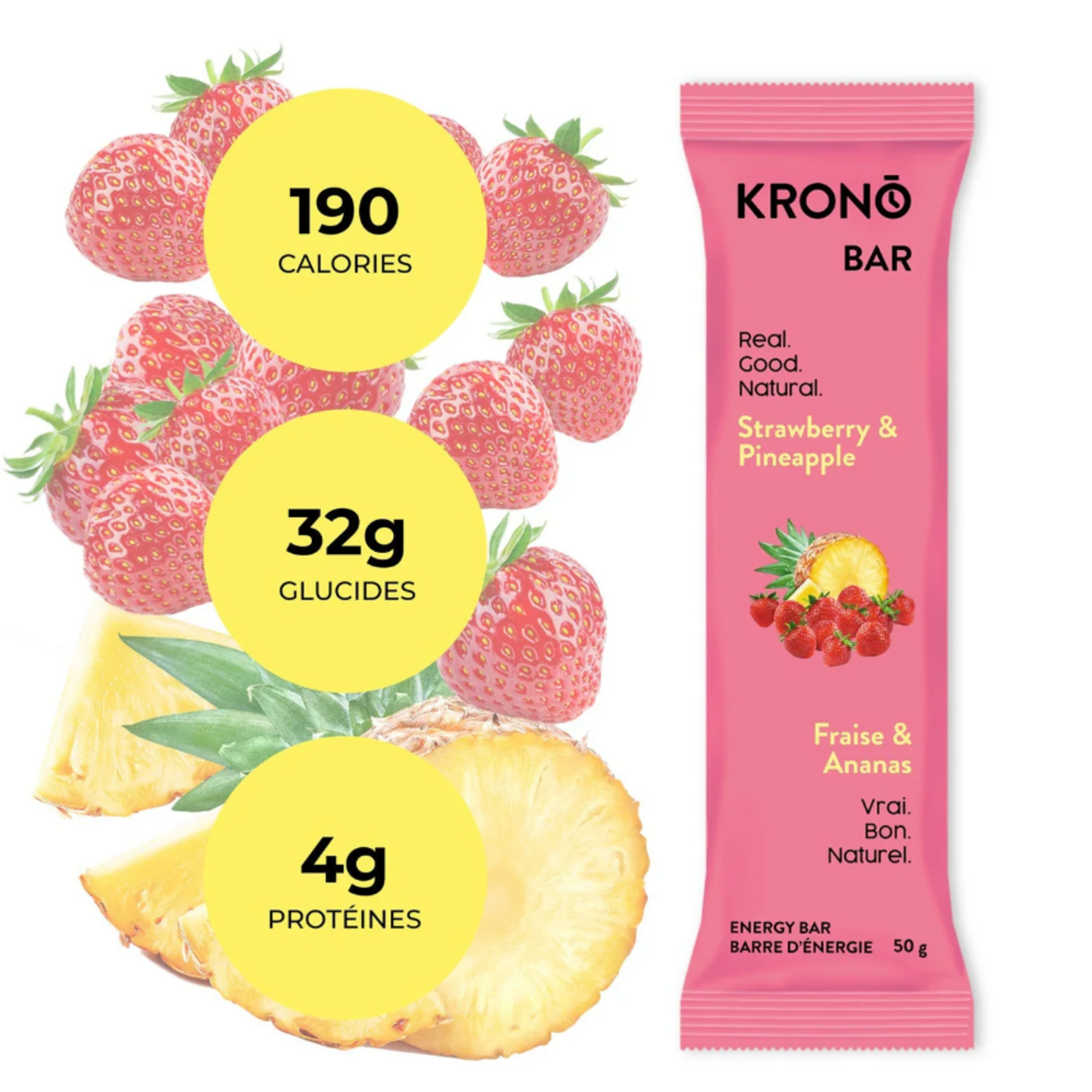 KRONO NUTRITION KRONO BARRES ÉNERGIE 50G
