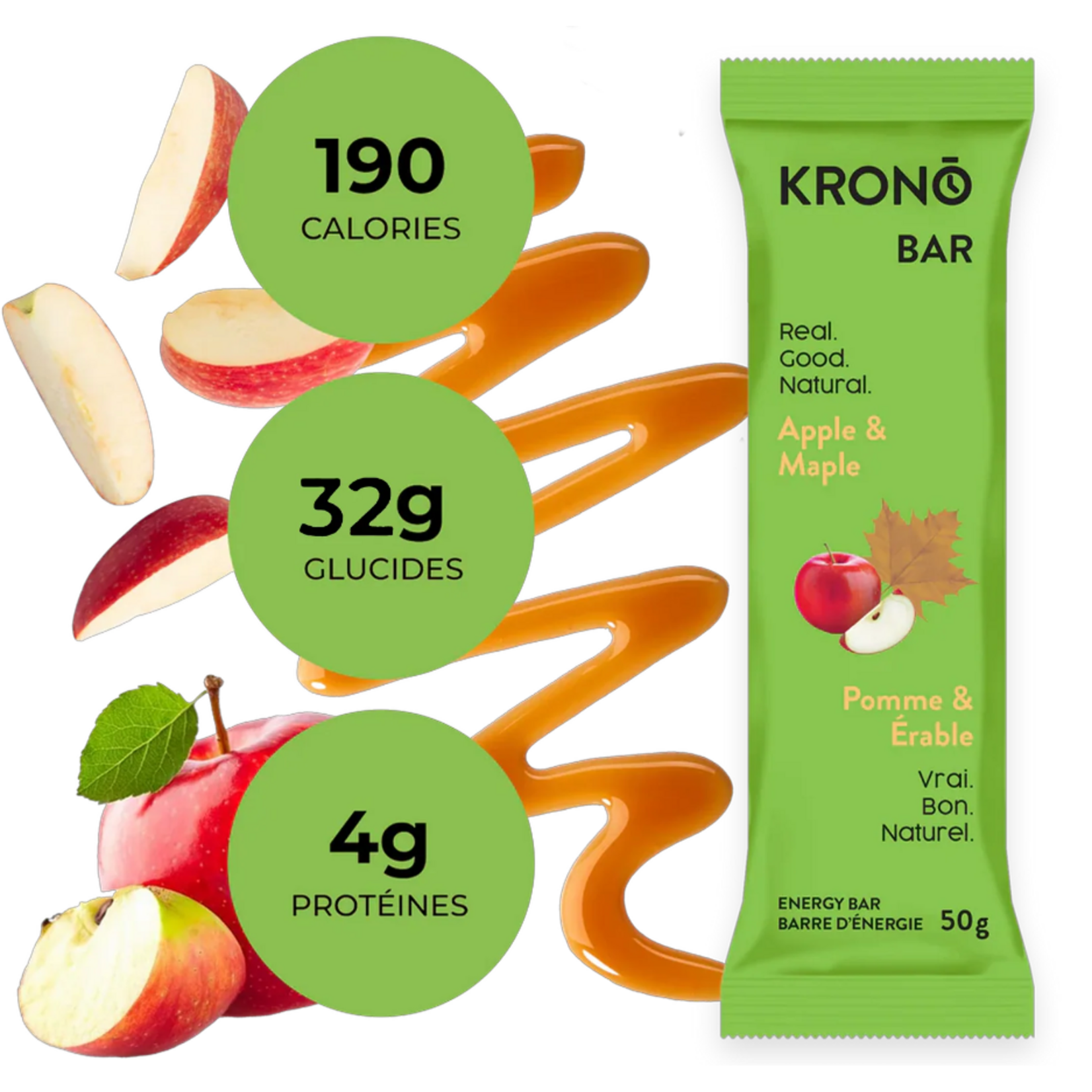 KRONO NUTRITION KRONO BARRES ÉNERGIE 50G
