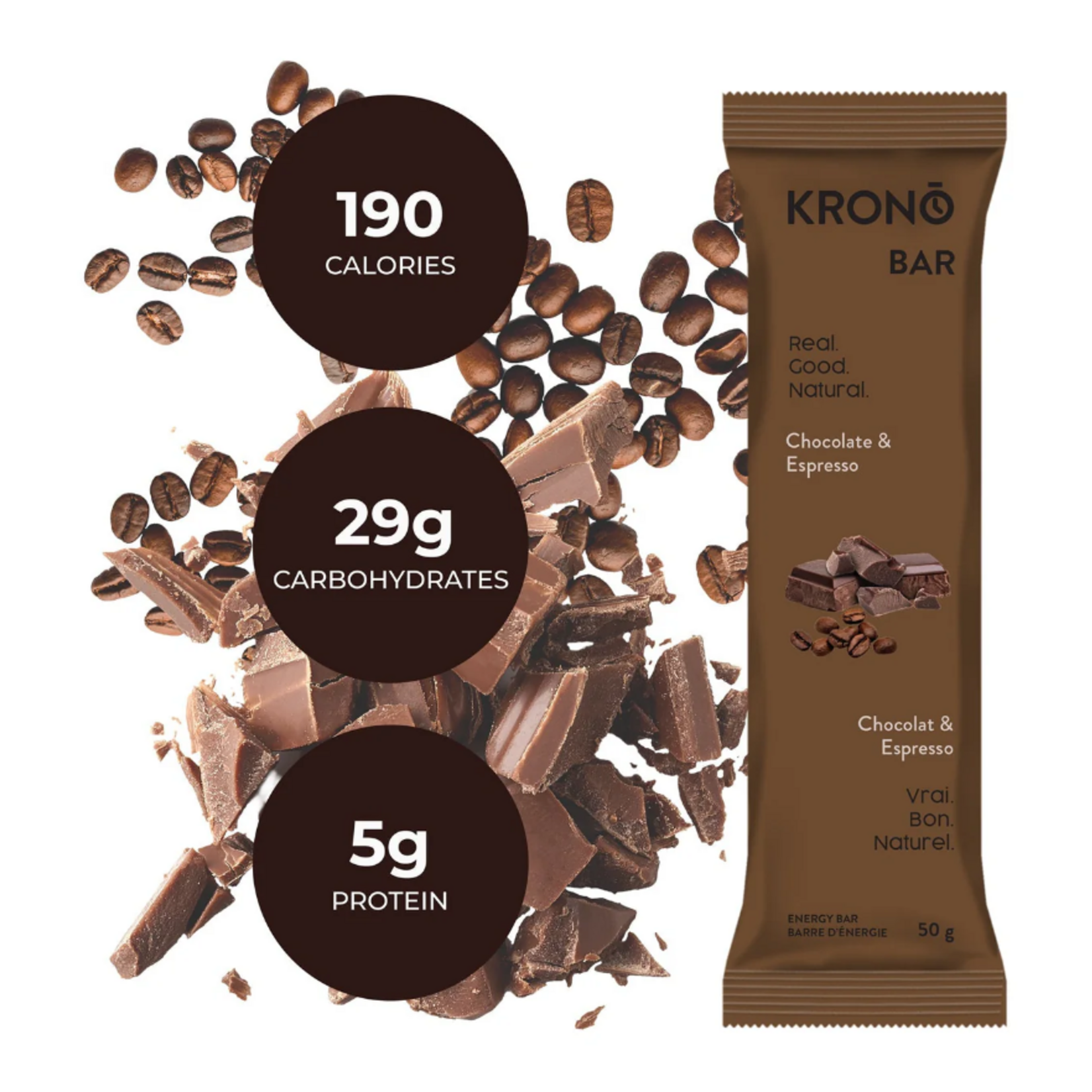 KRONO NUTRITION KRONO BARRES ÉNERGIE 50G