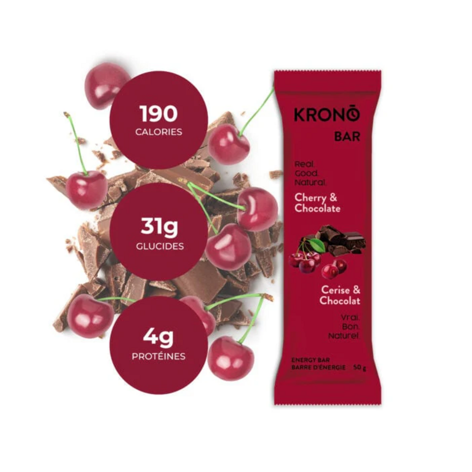 KRONO NUTRITION KRONO BARRES ÉNERGIE 50G
